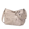 thumbnail image 1 of openpig Purses for Women Crossbody Bags For Women Pocketbooks Soft PU Leather Purses and Handbags Multi Pocket Shoulder Bag (Khaki), 1 of 3