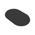 thumbnail image 1 of openpig Rubber Bath mats Quick-Drying Non-Slip Bathroom mat Super Absorbent Bath mat Instant Dry Bath mat, Bathroom Rug in Front of The Kitchen Sink, Shower Room, Bathtub, Oval(Black, 16x23.62in), 1 of 6
