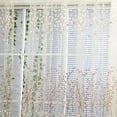 thumbnail image 1 of openpig Sheer Curtains, Country Rustic Floral Sheer Curtains, Room Darkening Window Curtains, Rod Pocket Privacy Vintage Lace Curtains for Sliding Glass Door Living Room Dining, Easy To Hang, 1 of 4