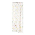 thumbnail image 1 of openpig Sheer Curtains for Living Room, Kitchen Curtains, White Semi-Sheer Curtain with Printed Pattern, Summer/Spring Rod Pocket Voile Drapes for Bedroom, 1 of 3