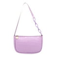 thumbnail image 1 of openpig Shoulder Bags for Women, Tote Handbag Mini Clutch Purse with Zipper, Purse Handbag for Women (Purple), 1 of 9