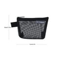thumbnail image 1 of openpig Small Mesh Bags with Zipper Mini Zipper Mesh Bags Nylon Cosmetic Coin Purse Pouches Portable Reusable Storage Pouch with Keychain for Women Home Travel (Black), 1 of 2