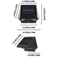 thumbnail image 1 of openpig Solar Fence Lights Outdoor, IP65 Waterproof Fence Lights Solar Powered, Deck Light Solar for Wall, Railing, Step, Patio, Pool, Backyard, Outside, B, 1 of 7