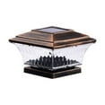 thumbnail image 1 of openpig Solar Post Cap Lights Outdoor, Solar Garden Lighting Deck Fence Cap Light, Outdoor Garden Deck Patio Fence Pathway Post Light for Wooden Posts, 1 of 8