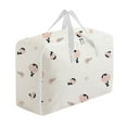 thumbnail image 1 of openpig Storage Bags, Large Blanket Clothes Organization and Storage Containers for Bedding, Comforters, Foldable Organizer, Fabric Bags for Organizing Bed Sheets,Clothing,Comforters, White, 1 of 5