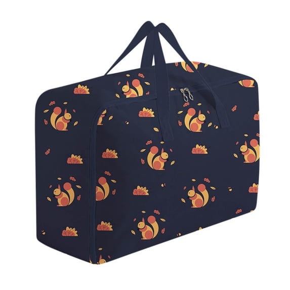 openpig Storage Bags, Large Blanket Clothes Organization and Storage Containers for Bedding, Comforters, Foldable Organizer, Fabric Bags for Organizing Bed Sheets,Clothing,Comforters, Navy