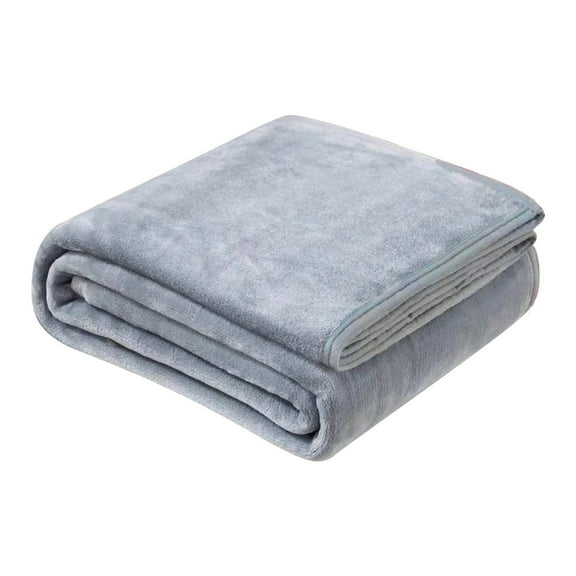 openpig Throw Blanket for All Season, Warm Fuzzy Plush Lightweight Thermal Fleece Summer Autumn Fall Winter Spring Blankets for Bed Couch Sofa, 39x59 Inches, Gray