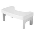 thumbnail image 1 of openpig Toilet Poop Stool, Toilet Stool Adult, Height Squatting Poop Foot Stool, Plastic Portable Bathroom Non-Skid Potty Step Stool, Stable Healthy Toilet Assistance Step Stool, Portable Poop Stool, 1 of 7
