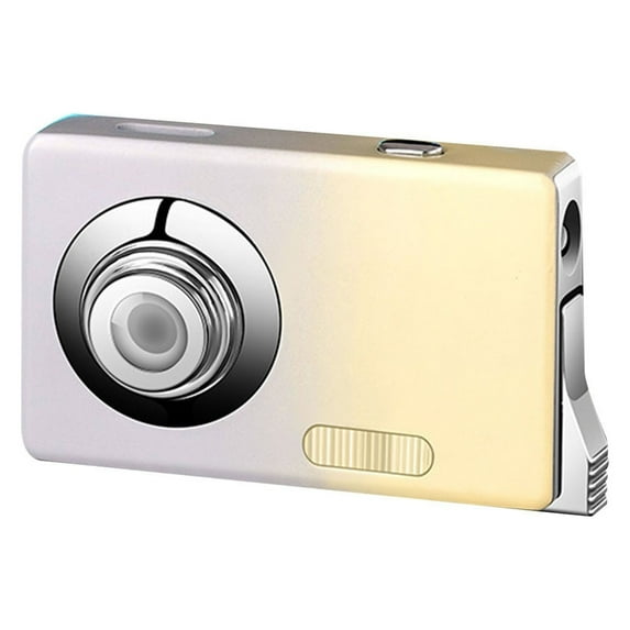 openpig Torch Lighter, Butane Soft Flame, Led Butane Torch Lighter with Viewing Window, Windproof Red Flame Lighter, Refillable (No Gas) (Yellow)