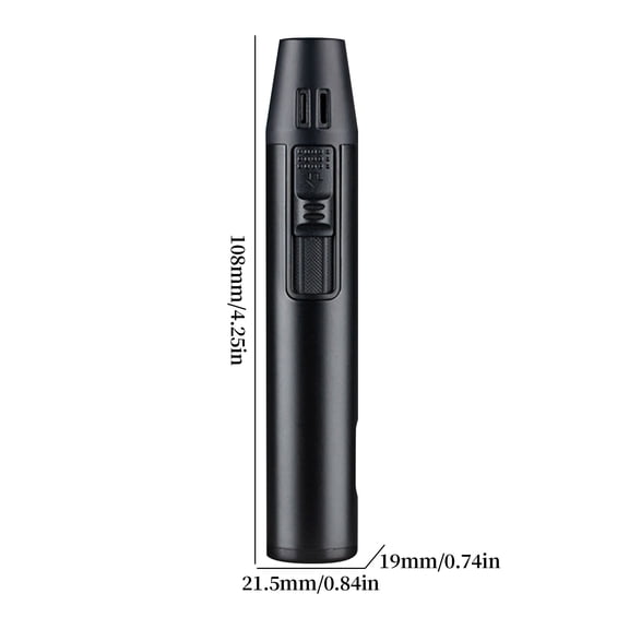 openpig Torch Lighter, Butane Torch Lighters, Refillable Pen Lighter Adjustable Jet Flame Butane Lighter for Grill BBQ Camping (Gas Not Included) D