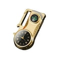 thumbnail image 1 of openpig Torch Lighter, Clock Dial Keychain Lighter, Metal Torch Lighter, Cool Lighter, Multifunctional Lighter With Compass for Camping Grill Fireplace Gold, 1 of 6