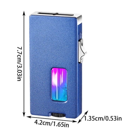 openpig Torch Lighter, Cool Lighter, Butane Refillable Lighter, Vintage Shake Lighters with Visible Gas Tank and Adjustable Flame Dial (Fuel Not Included) D