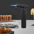 thumbnail image 1 of openpig Torch Lighter, Jet Flame Refillable Portable Butane Torch Adjustable Mini Blow Torch for Camping Grill Culinary Soldering Cooking Welding BBQ (Fuel Not Included) Black, 1 of 5