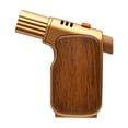 thumbnail image 1 of openpig Torch Lighter, Quad 4 Jet Flame Windproof Butane Refillable Lighter for Kitchen Grill BBQ Candle Camping (Butane NOT Included) (A), 1 of 5