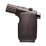 openpig Torch Lighter, Quad 4 Jet Flame Windproof Butane Refillable Lighter for Kitchen Grill BBQ Candle Camping Butane NOT Included D