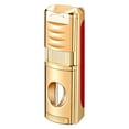 thumbnail image 1 of openpig Torch Lighter, Triple Jet Flame Butane Torch Lighters Refillable Butane Gas Lighters Windproof Adjustable 3 Flame Lighter for Christmas (Without Gas) C, 1 of 5
