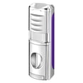 thumbnail image 1 of openpig Torch Lighter, Triple Jet Flame Butane Torch Lighters Refillable Butane Gas Lighters Windproof Adjustable 3 Flame Lighter for Christmas (Without Gas) E, 1 of 4