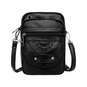 openpig Vintage Crossbody Phone Bag for Women, Crossbody Wallet for Women, Small PU Leather Shoulder Purse and Handbag, Small Travel Handbag