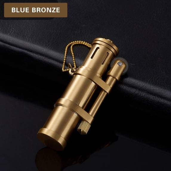 openpig Wheel Vintage Lighter, Cool Trench Lighter, Creative Candle Lighters for Collection Gift (C)