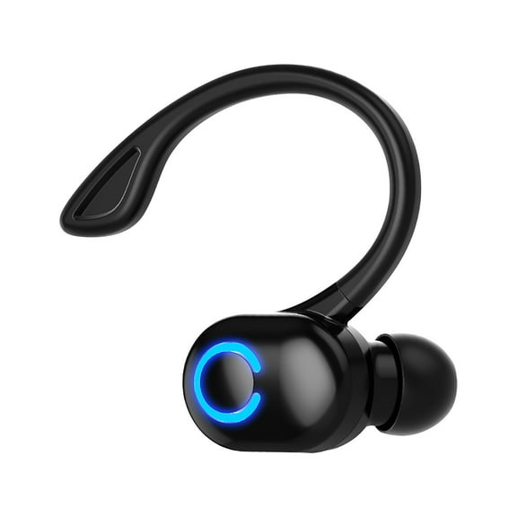 openpig Wireless Earbuds with Earhooks Single Bluetooth Earpiece Sports Headphones Over the Ear Running Workout Wrap Around Earbuds 20H Long Battery Life Waterproof Noise Cancelling Headset