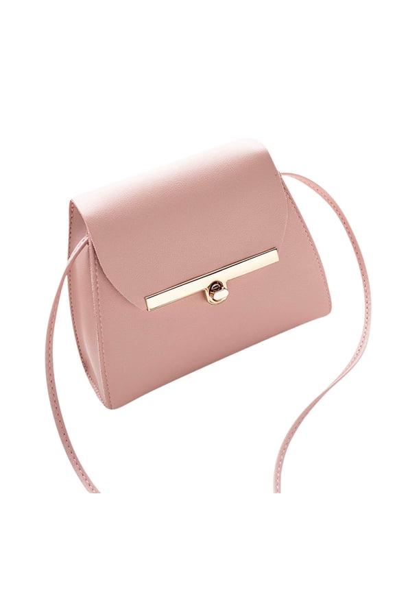 Women Small Crossbody Bag Clutch Purse Mini Satchel Handbag for Wedding Prom Cocktail Party Pink