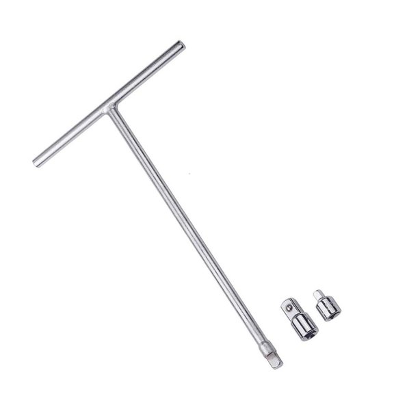 openup Effective 3/8in T Handle Wrench Access Steel Socket Driver Includes Adaptors Multifunctional Socket Set
