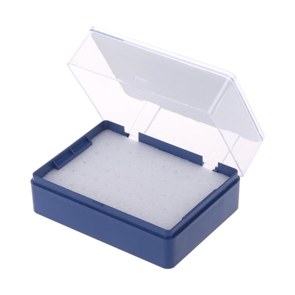 openup Plastic Storage Box With Foam Milling Cutter Organizer For 50 PCB Drill Bits