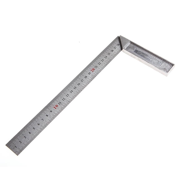openup Portable 1Pc 30cm Stainless Steel Right Measuring Square Ruler New
