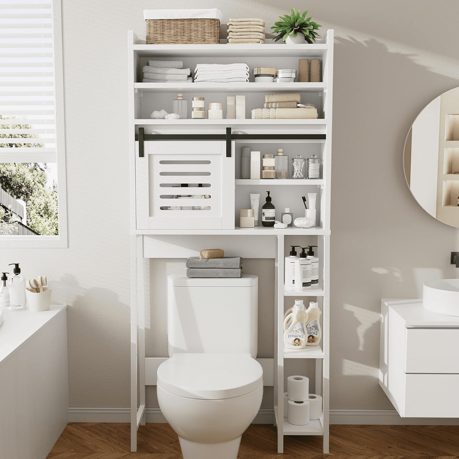 ophjkbn Over The Toilet Storage Cabinet Bathroom Storage Cabinet Over ...