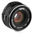 thumbnail image 1 of Opteka 50mm f/2.0 HD MC Manual Focus Prime Lens for Canon EF-M Mount APS-C Digital Cameras, 1 of 11