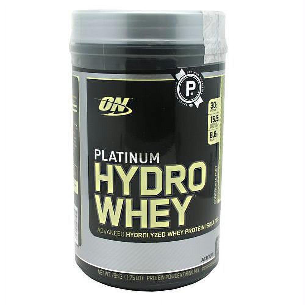 "optimum nutrition platinum hydrowhey protein powder, 100 hydrolyzed