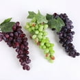 thumbnail image 1 of opvise 1 Bunches Artificial Grape Fake Grapes with Vines Lifelike Simulation Fruit Decorative for Kitchen Party Pub Home Cabinet Ornament Red, 1 of 7