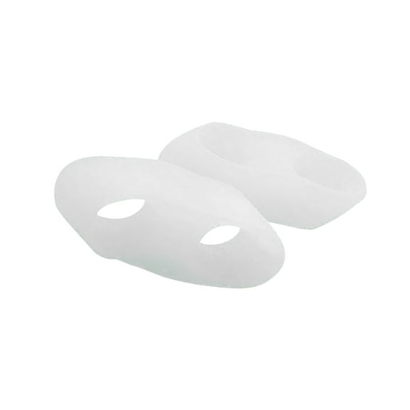 opvise 1 Pair Silicone Gel Tail Pinky Toe Orthotics Straightener Separator Pain Relief
