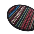 thumbnail image 1 of opvise 1 Pc Random Color Style Ethnic Round Heat Resistant Pot Holder Non-Slip Mat, 1 of 8