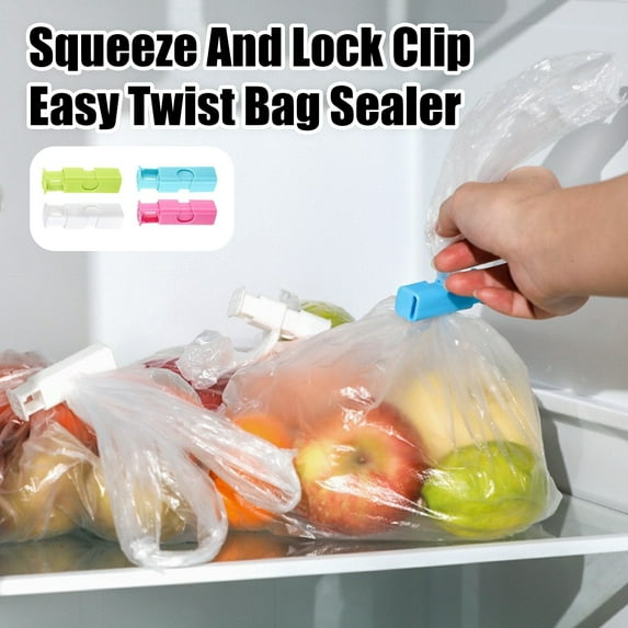 opvise 10Pcs Sealing Clip Reusable Bread Bag Clips Freshness Preserving Food Sealing Clips for Home Kitchen 10 pcs