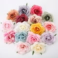thumbnail image 1 of opvise 10Pcs/Set Simulation Flower Head Vivid Long Lasting Multi-functional Artificial Rose Flower Heads for Mothers Day White, 1 of 8