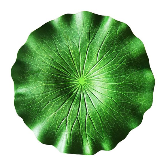 opvise 1Pc Artificial Floating Lotus Leaf Fake Foliage Plant Garden Pond Pool Decor