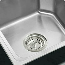 opvise 2Pcs Stainless Steel Kitchen Sink Drain Strainer Stopper for Standard 3-1/2 Inch Drain Sink Strainer Basket with Rubber Bottom Drain Catcher 2pcs