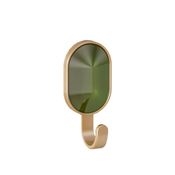 opvise 2Pcs Storage Hook Punch-free Wall Mounted Traceless Light Luxury Door Self Adhesive Hanger Hooks