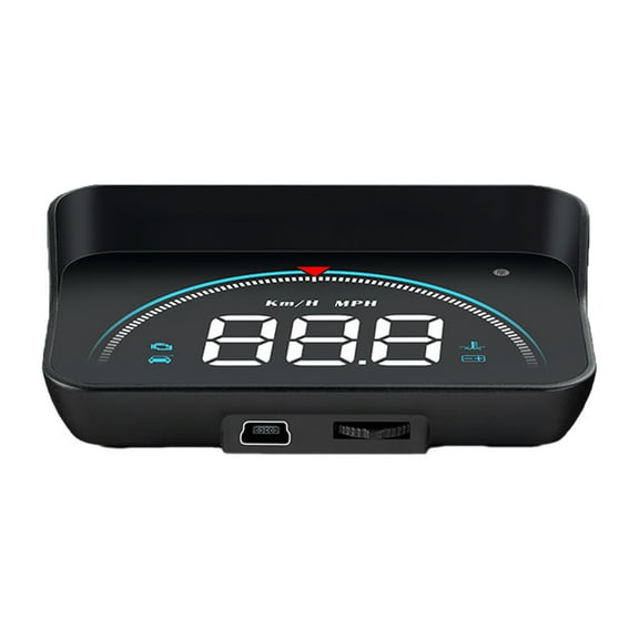 opvise 3.5 Inch Head-up Display Multifunction Overspeed Warning System Portable HUD Projector for Car