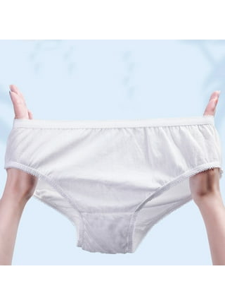 Pure Cotton Disposable Panties,5Pcs Women Disposable Underwear Disposable  Underwear Pure Cotton Disposable Underwear Sleek Aesthetic 