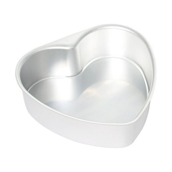 opvise 6/8/10 Inch Heart Shape Non-stick Removable Bottom Baking Pan Kitchen Cake Mold