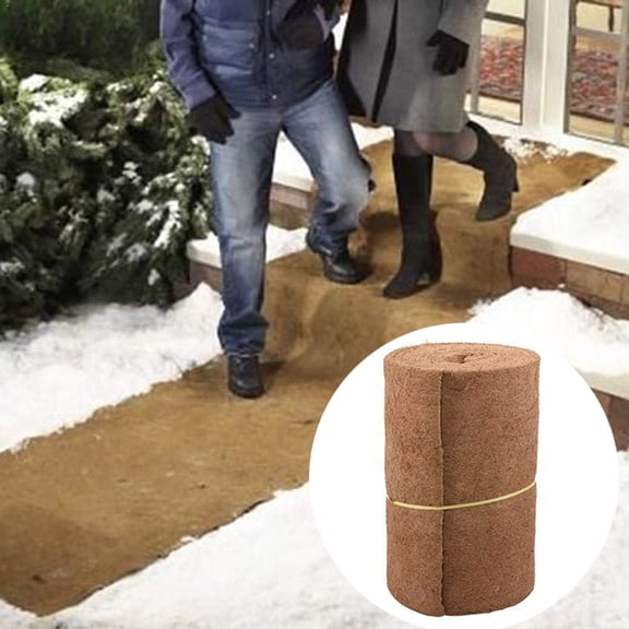 opvise 60cm Versatile Coco Liner Bulk Roll Mat Garden Plant Wall Hanging Basket Hayrack 1 Pc