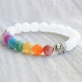 thumbnail image 1 of opvise 7 Colors Charm Grinding Matte Beads Elephant Bracelet Yoga Energy Bangle Jewelry, 1 of 6