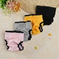 thumbnail image 1 of opvise Adjustable Fastener Tape Elastic Waterproof Washable Cotton Crotch Dog Menstrual Pants Pet Physiological Pants Pink, 1 of 8