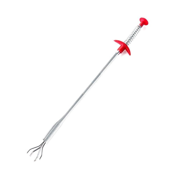 opvise Bendable Sink Cleaning Hook Sewer Dredging Tool Kitchen Spring Pipe Hair Remover