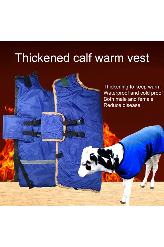 Calf Vest Waterproof Belly Protection Comfortable Calf Lamb Warm Jacket B