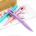 thumbnail image 1 of opvise Digital Watch Pen Lightweight Clip Design Plastic Electronic Digital Watch Pen for Writing Purple, 1 of 8