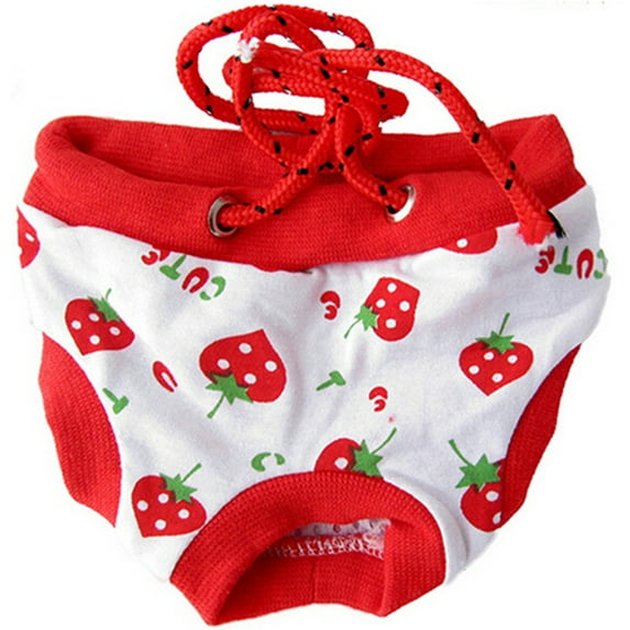 opvise Female Pet Dog Puppy Diaper Pants Physiological Sanitary Short Panty Nappy Underwear