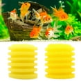 thumbnail image 1 of opvise Filter Sponge Thicker Strong Adsorption Force Universal Round Yellow Aquarium Filter Foam B, 1 of 8